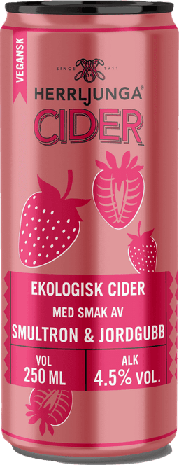 Herrljunga Cider Smultron & Jordgubb