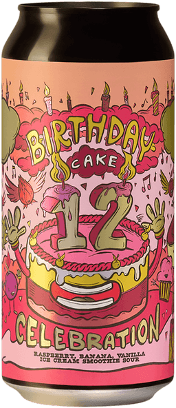 Amundsen Birthday Cake 12th Celebration Raspberry