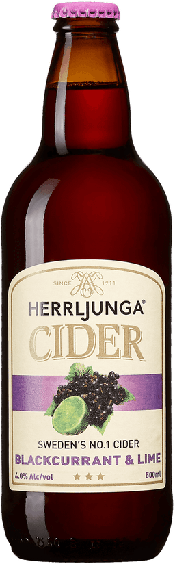 Herrljunga Cider Blackcurrant Lime