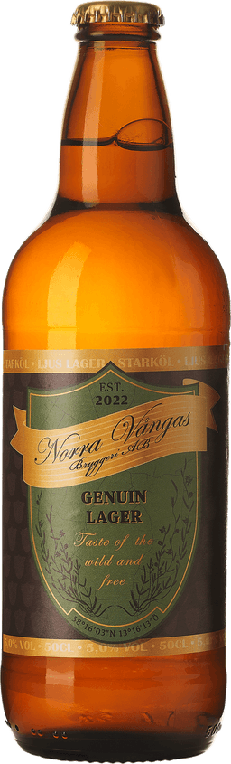 Norra Vångas Bryggeri Genuin Lager