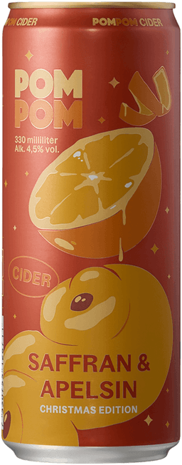 POMPOM Julcider saffran & apelsin
