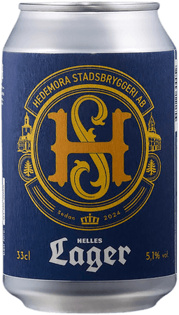 Hedemora Stadsbryggeri Helles Lager