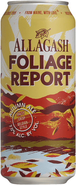 Allagash Brewing Company Foliage Report Autumn Ale
