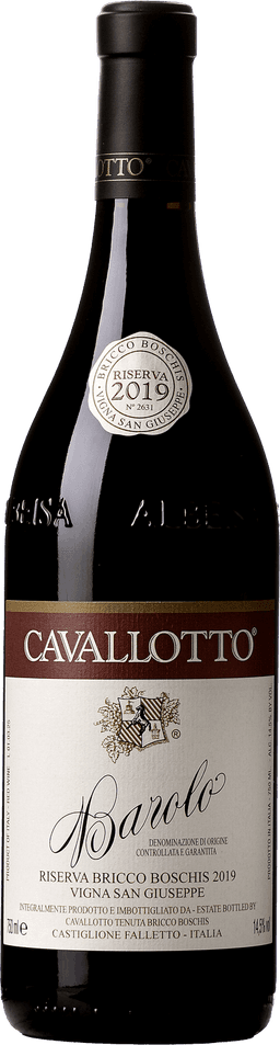 Cavallotto Barolo Vigna San Giuseppe Riserva 2019