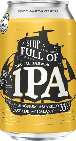 Brutal Brewing A Ship Full of IPA