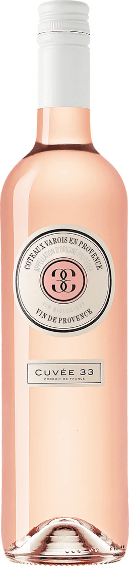 Cuvée 33 Coteaux Varois en Provence Rosé Organic